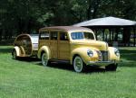 Ford DeLuxe Station Wagon with Matching Trailer 1940 года